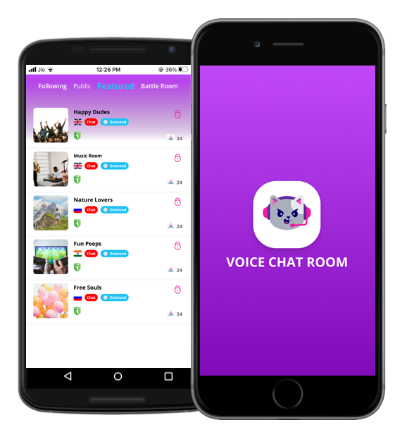 Voice Chat Room App
