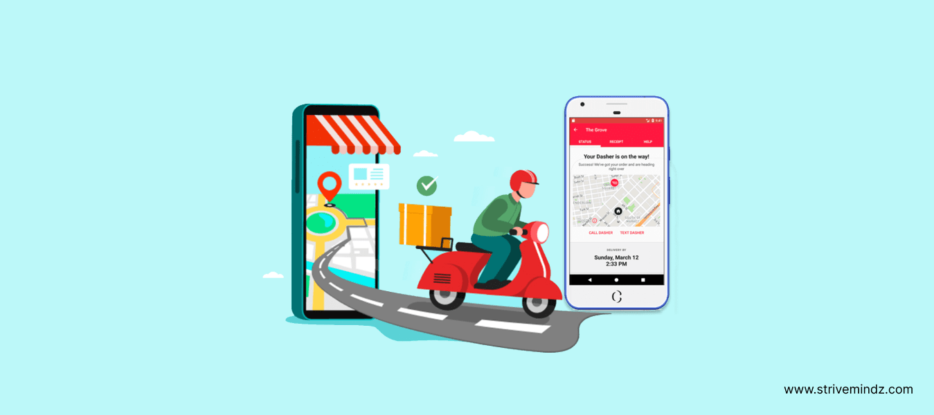 On-demand food delivery app