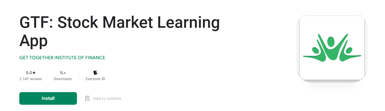 GTF Stock Market Learning App 1