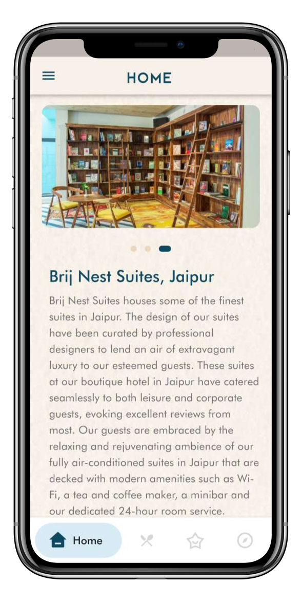 Brij Hotels App Screen4