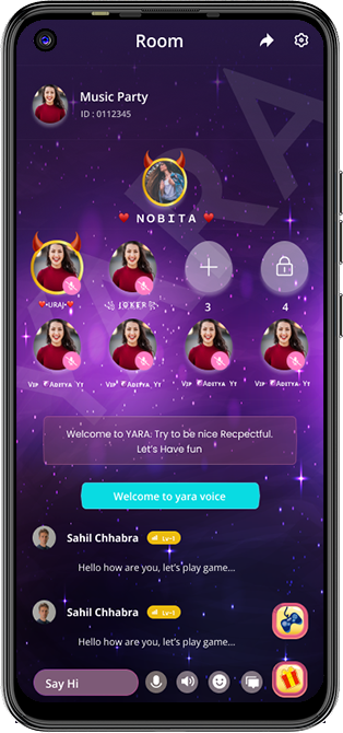 Voice Chat Room App Screen3