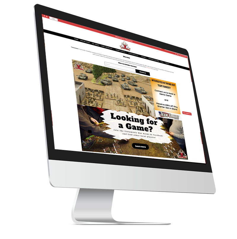 Tistaminis Gaming Website